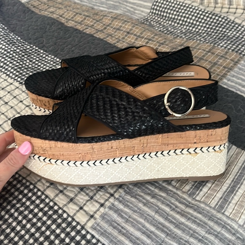 Zara Trafaluc Platform Sandals